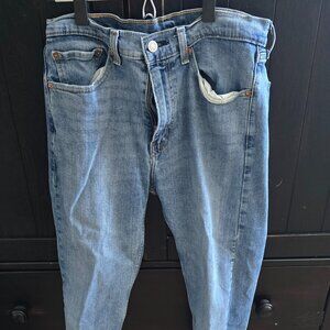 Levi's 505 Regular Fit Jean for Men, Size 32 x 30 inch - Medium Stonewash